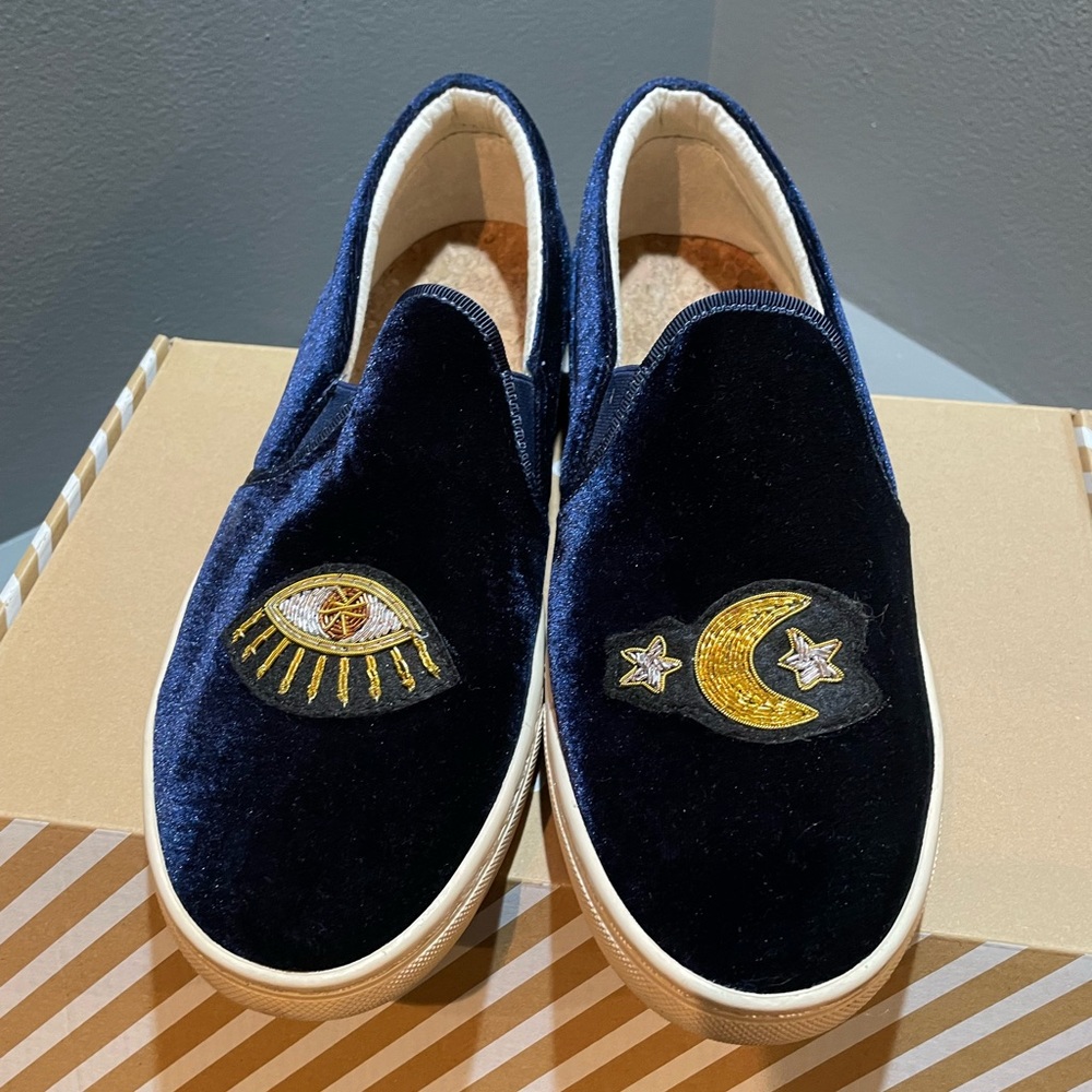 Celestial slip on sneakers